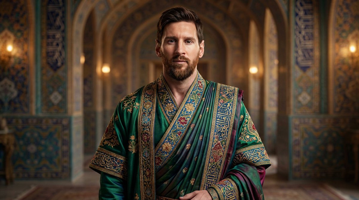 Persian Court Robe Portrait 1