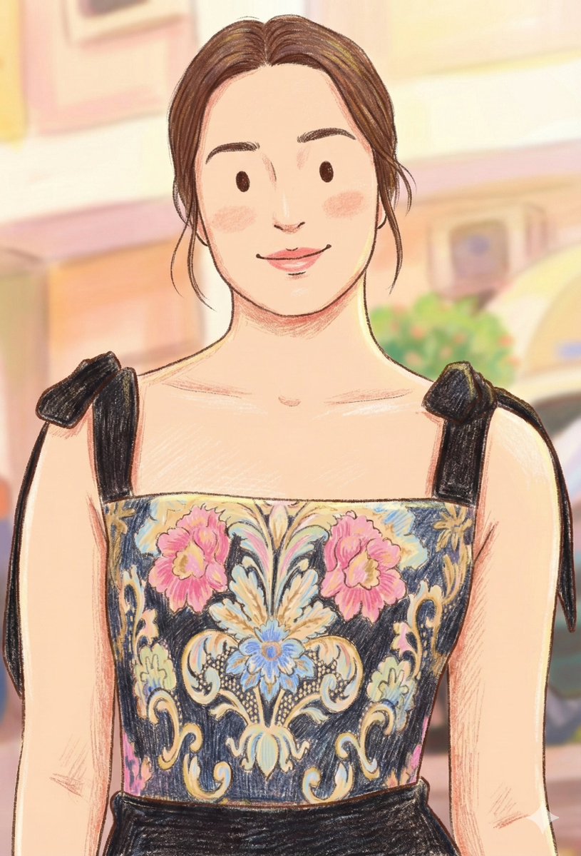 Image to Colored Pencil Sketch Prompt 2