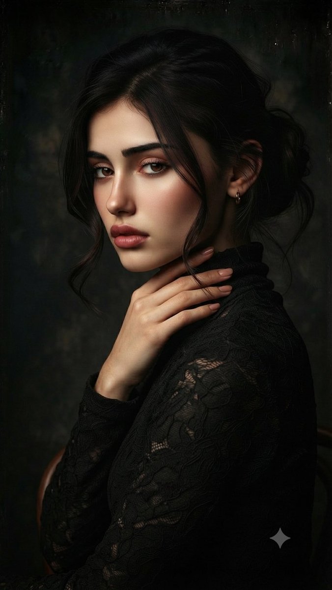 Dramatic Chiaroscuro Studio Portrait 3