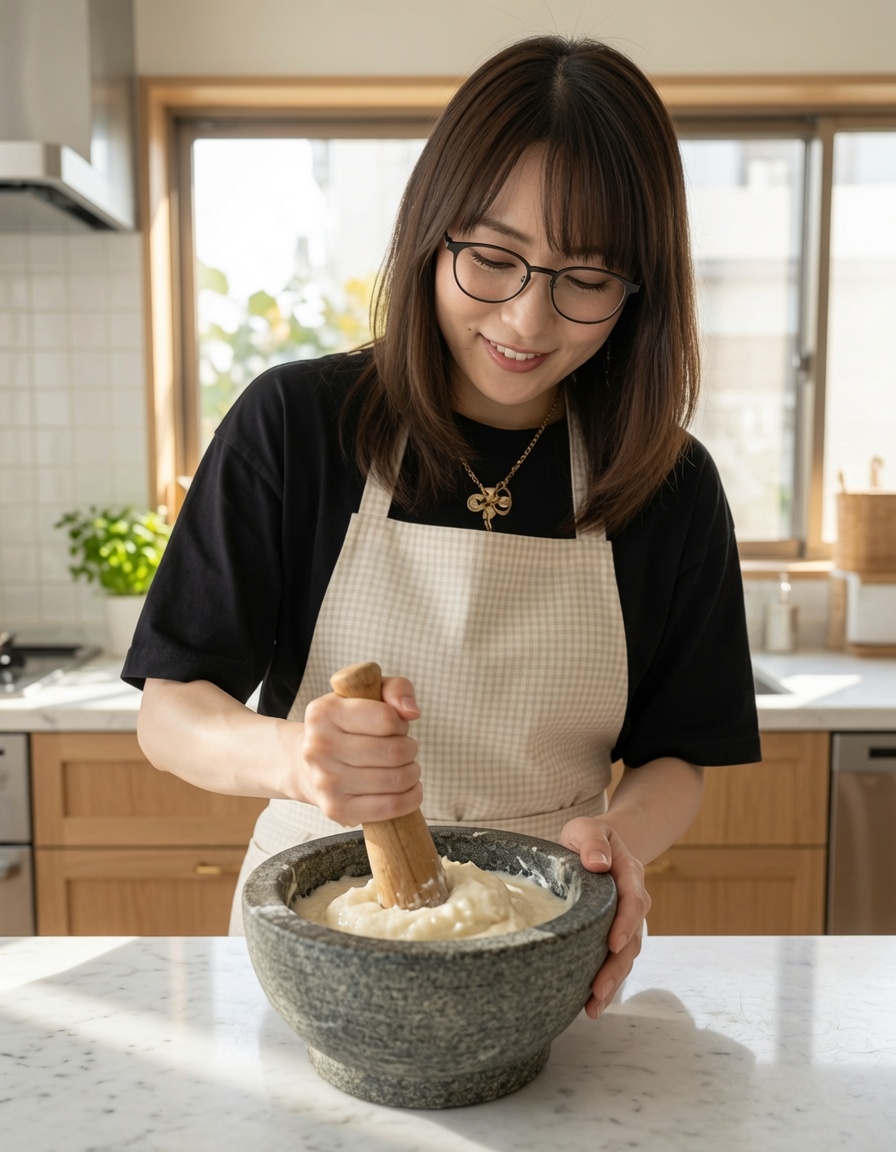 Kitchen Scene Grating Tororo 3