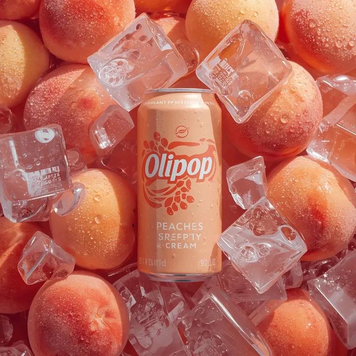 Ultra-Realistic Product Photography of OLIPOP Soda Can 3