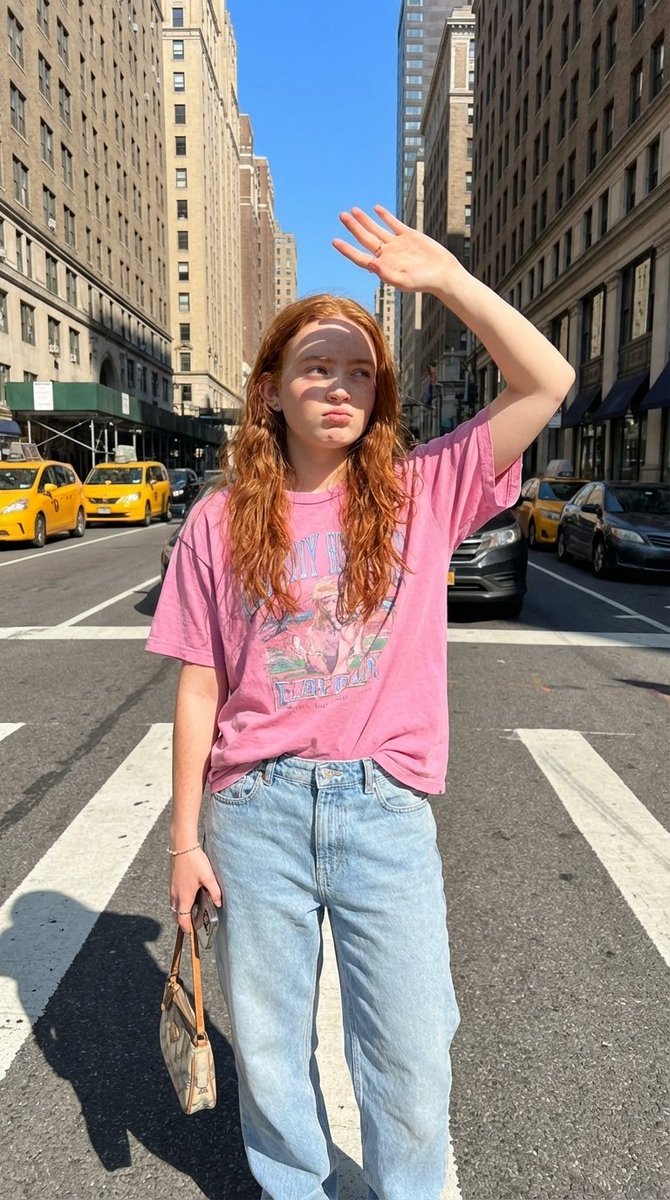 NYC Street Fashion Editorial Prompt with Harsh Sunlight 3