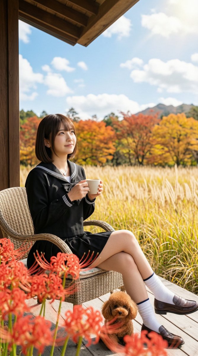 Profile / Avatar - Autumn Cafe Frappuccino Prompt 4
