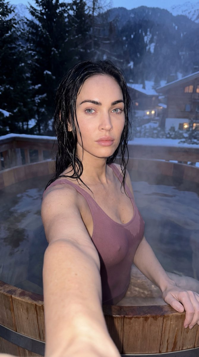 Hyper-Detailed Anatomical Portrait of Megan Fox Submerged 3