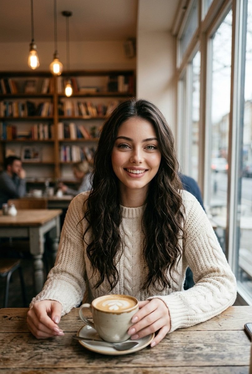 Candid Cafe Portrait 1