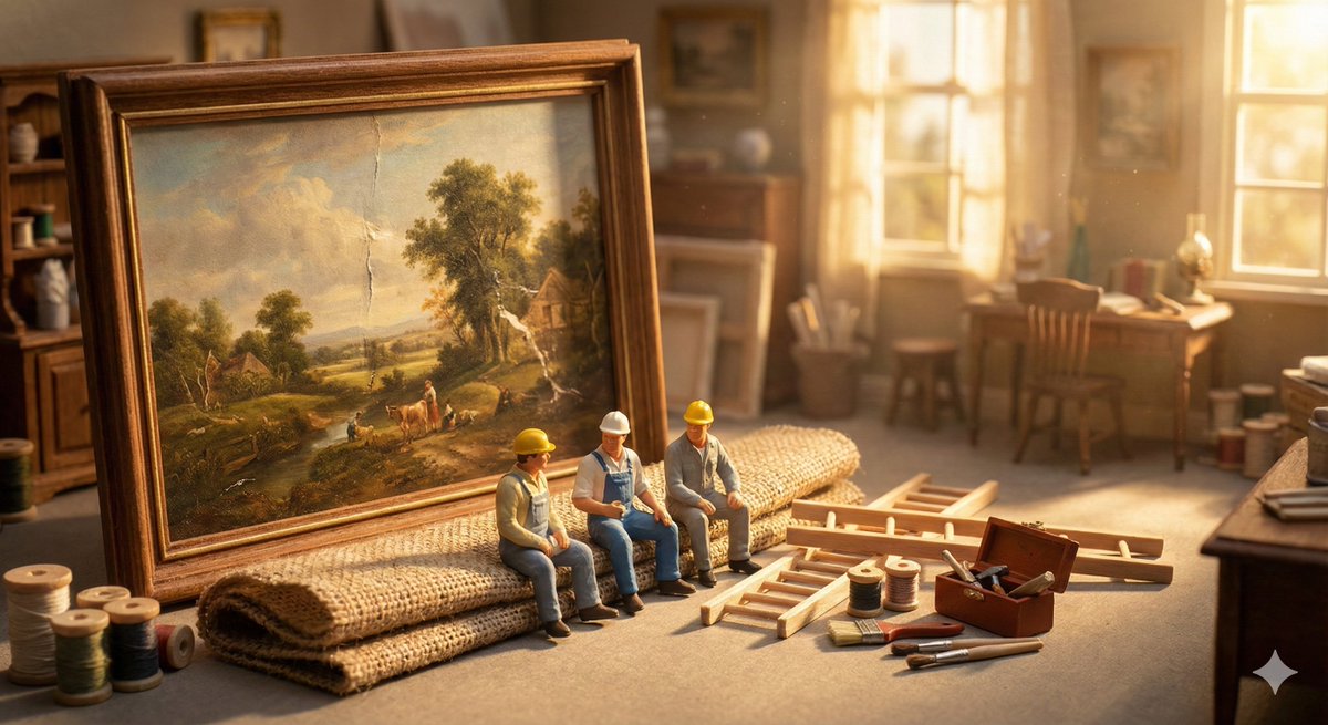 Miniature Realism Prompt for Restoration Scene 3