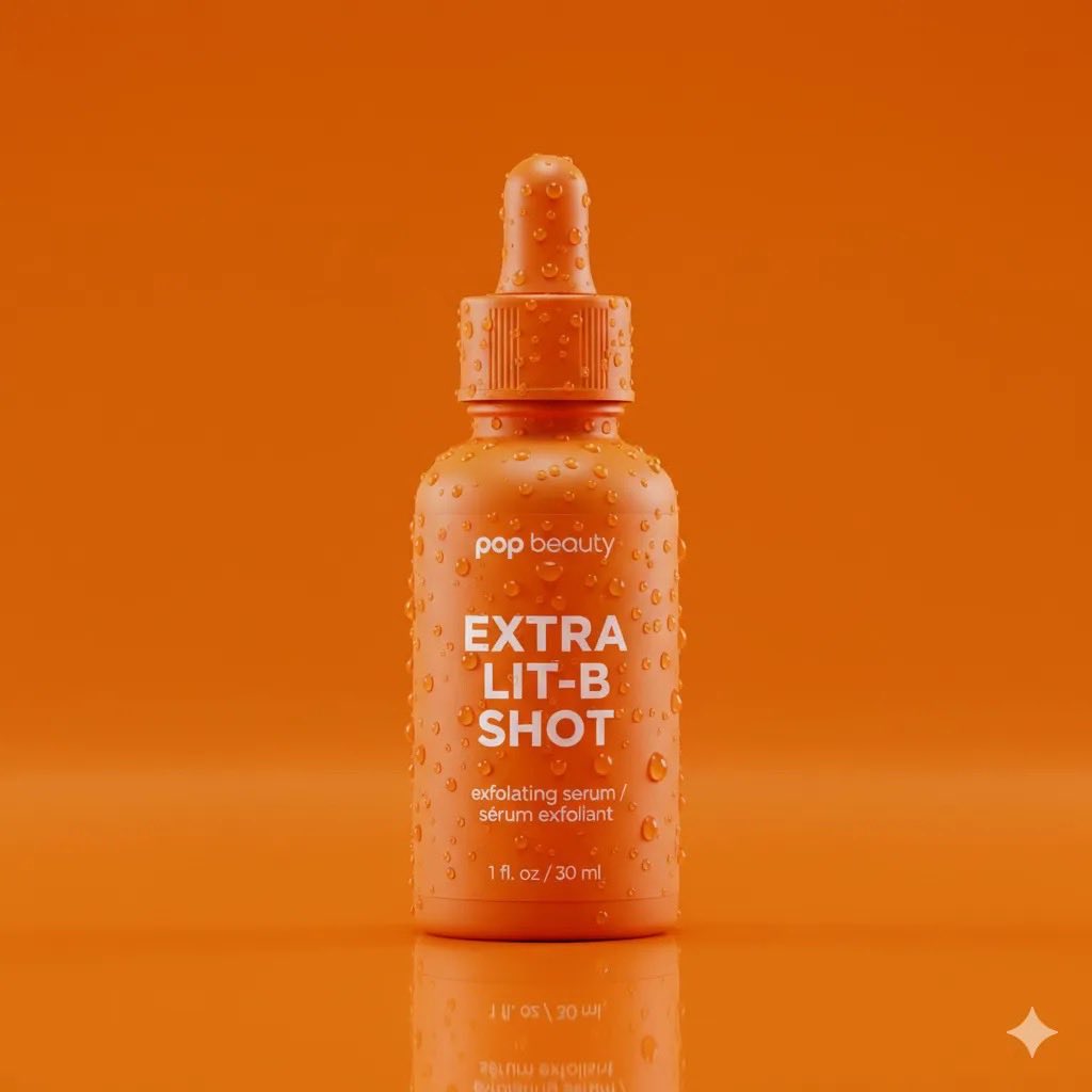 Product Photography Prompt: Orange Serum Bottle 1