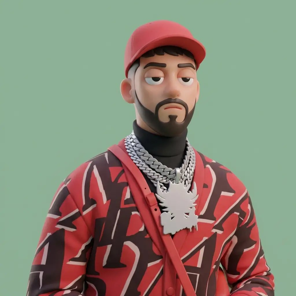 JSON Prompt for Stylized 3D Character Render (Minimal Cartoon) 3