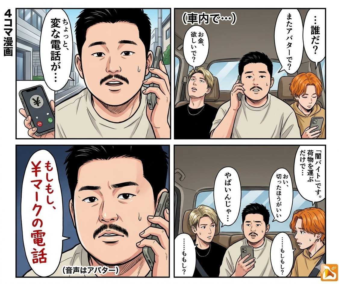 4-Panel Manga: Anonymous and Mask 1