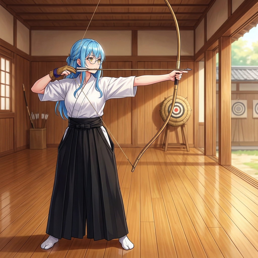 Transforming into a Kyudo (Archery) Practitioner 1