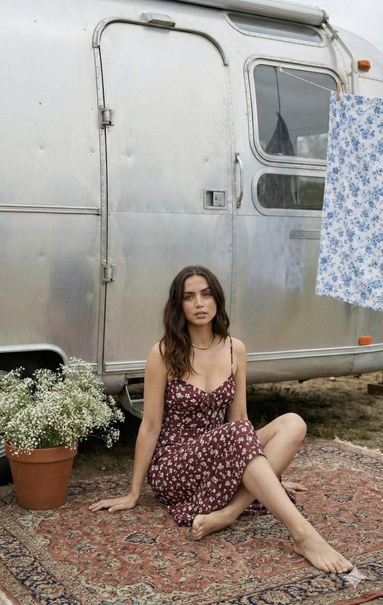 Bohemian Summer Airstream Portrait Prompt 2