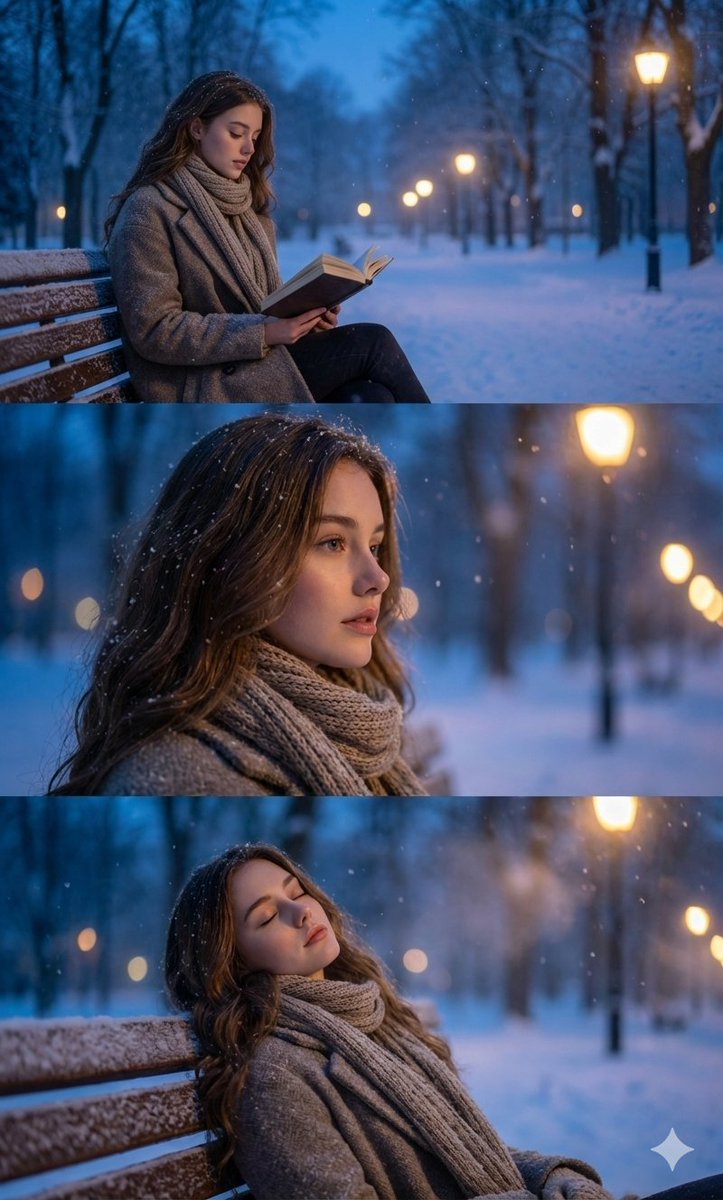 Ultra-Photorealistic Winter Portrait Sequence with Identity Lock 1