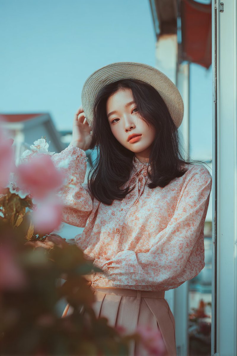 Poem-Based Ulzzang Aesthetic Portrait Prompt 2