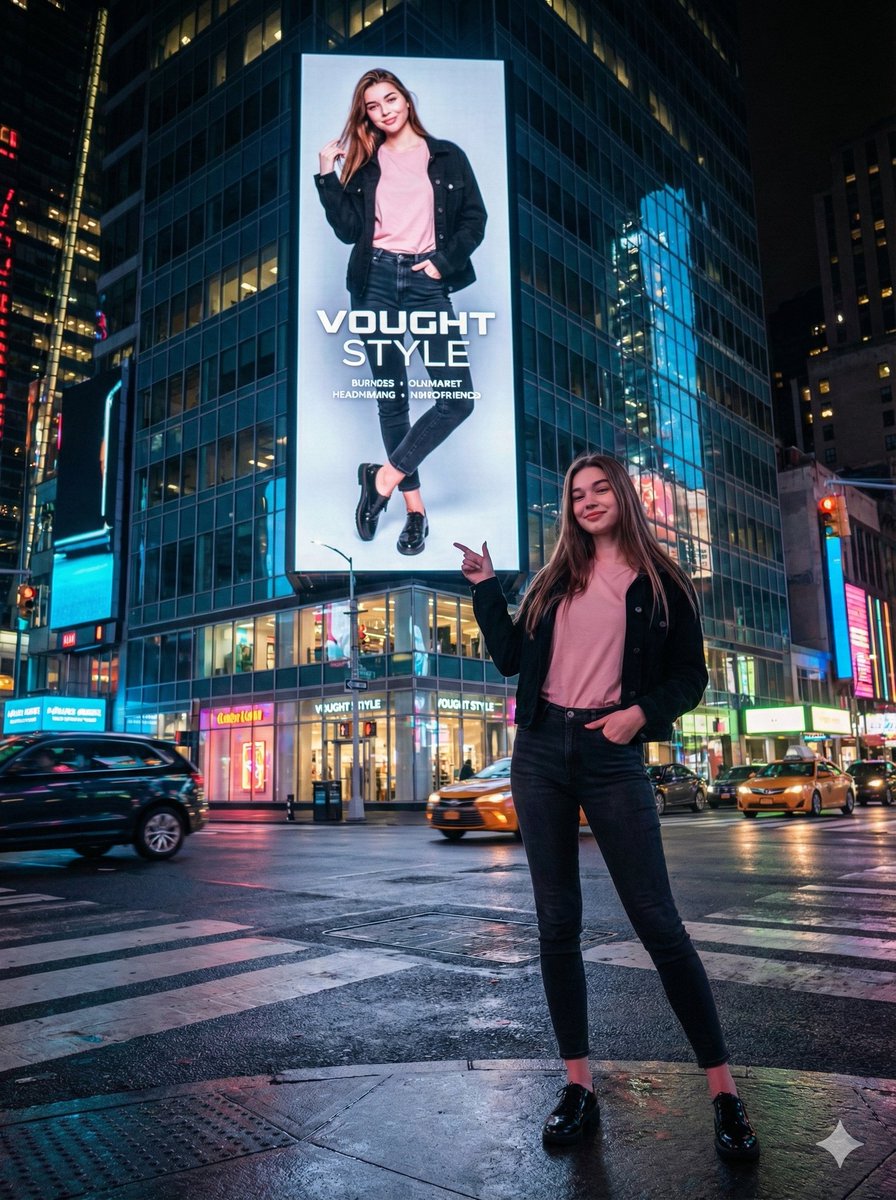 Cinematic Urban Night Scene with Digital Billboard 1
