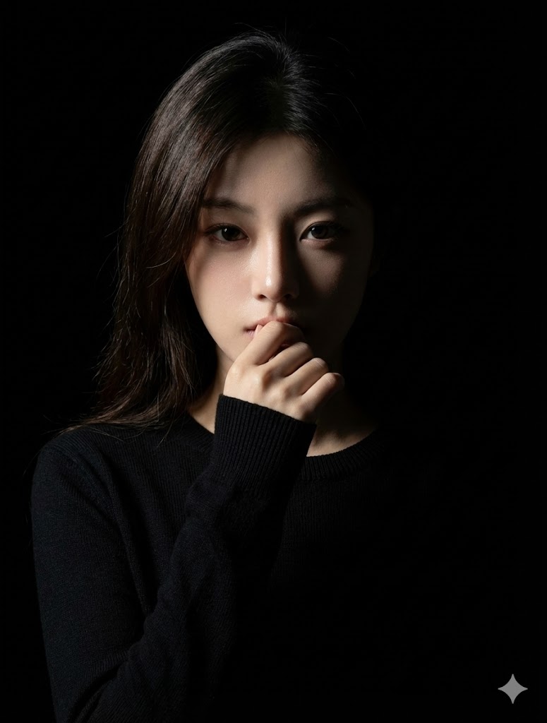 Hyperrealistic Anime Portrait with Split Lighting Prompt 2