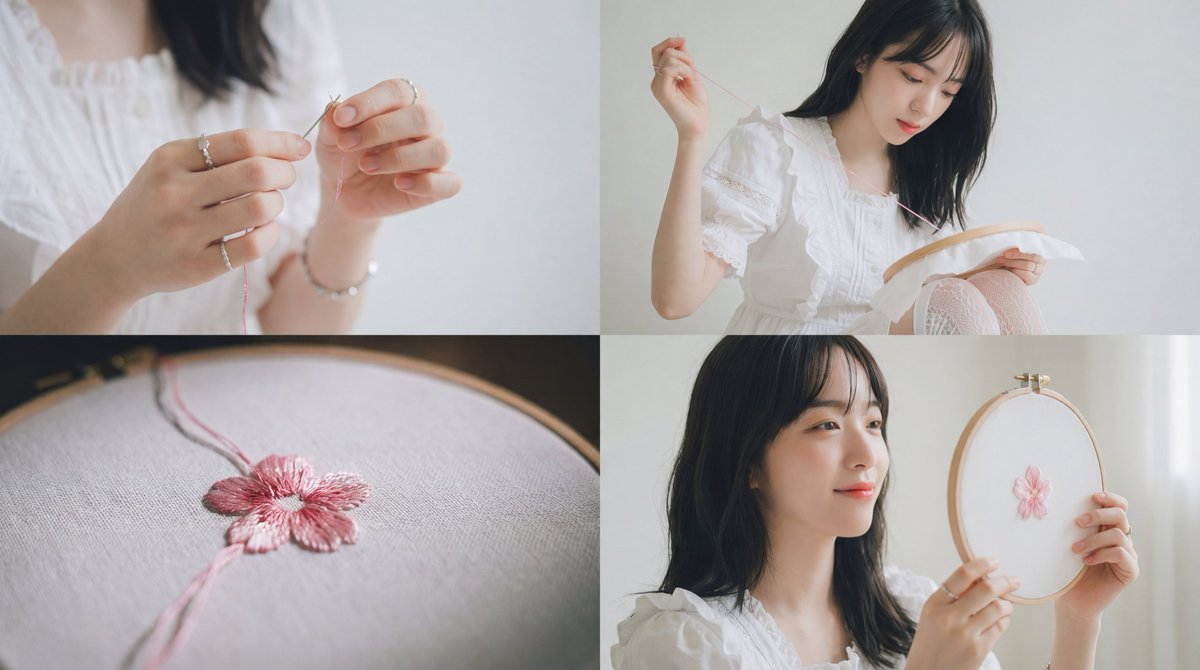 Cinematic Embroidery Scene Video 1