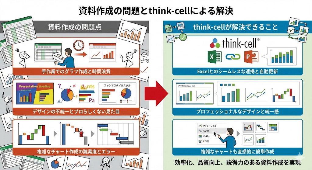 Visual explanation of Think-cell solving document issues 1