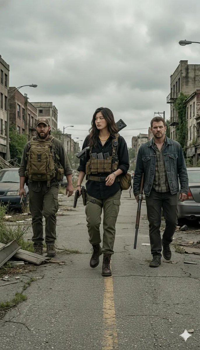 Gritty Post-Apocalyptic Survivor Scene 1