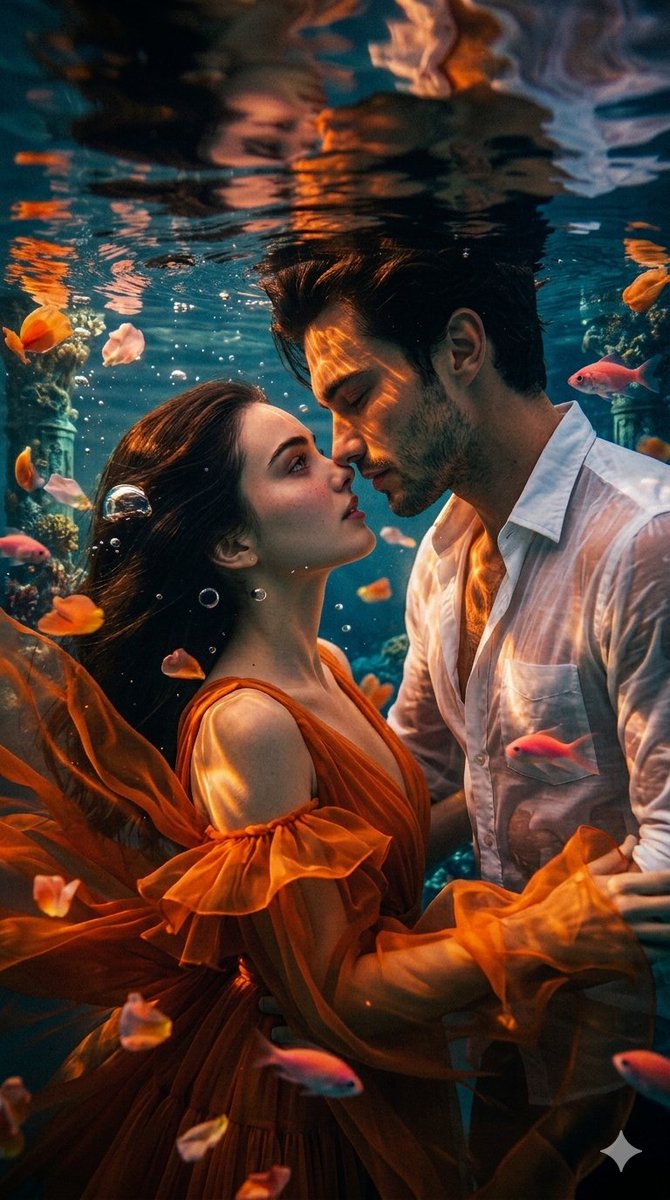 Romantic Underwater Cinematic Scene 1