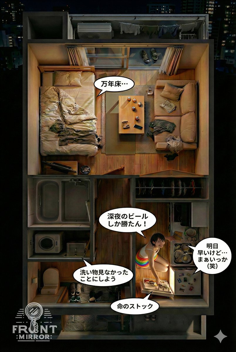 Overhead View of Late Night Activity Prompt (NanoBananaPro) 2
