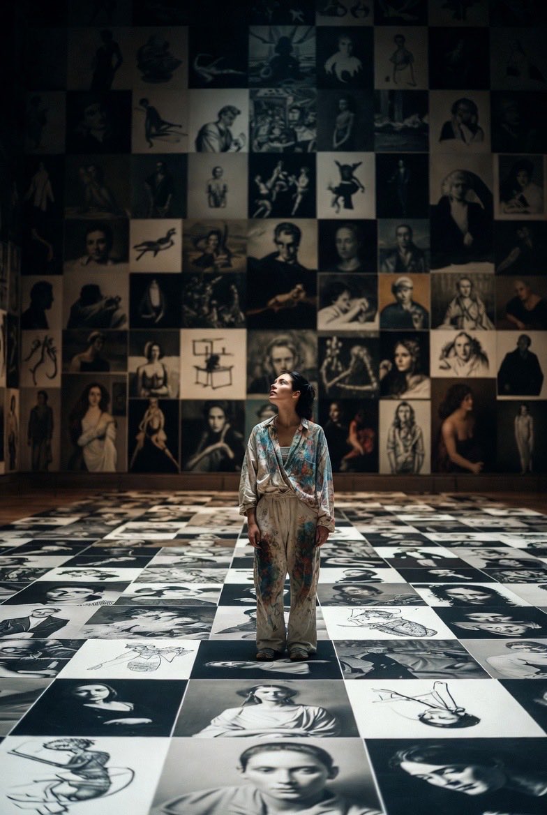 Aspiring Artist in Grand Gallery Film Style 1