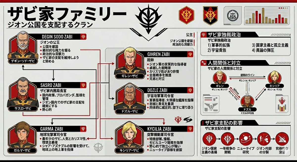 Gundam Origin Infographic Generation 1
