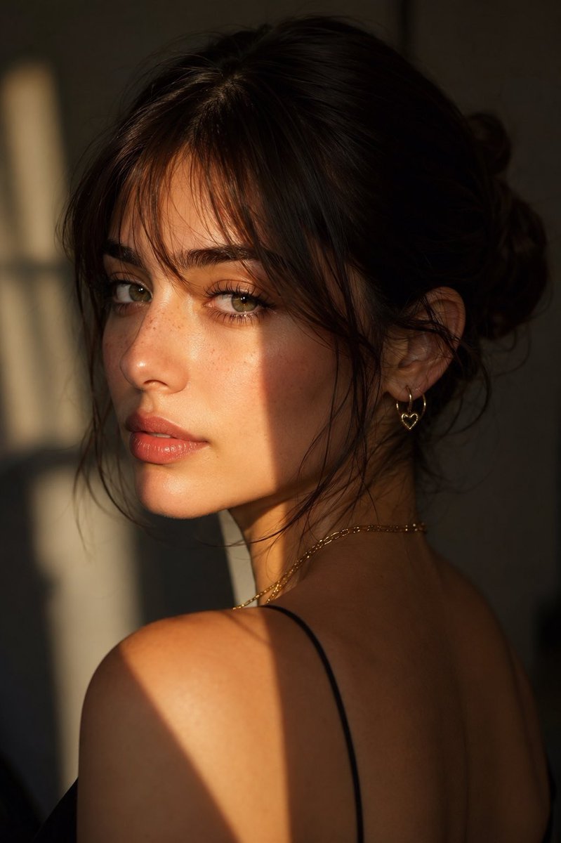 Cinematic Golden Hour Close-up Portrait 3