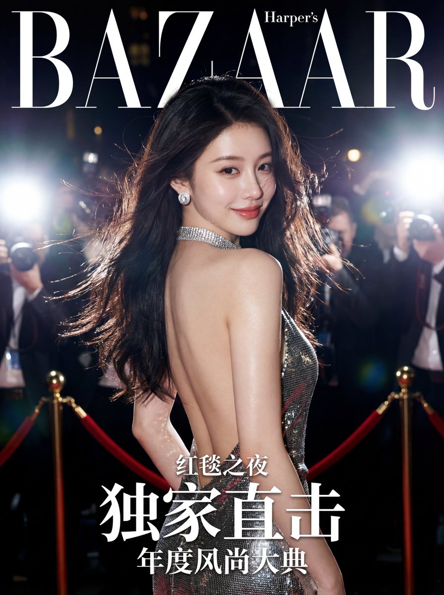Met Gala Red Carpet Magazine Cover Prompt 1