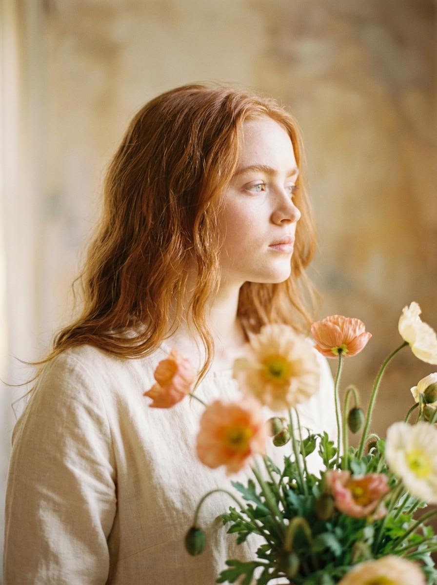 Soft Artistic Portrait with Flowers Prompt for Nano Banana 2 1