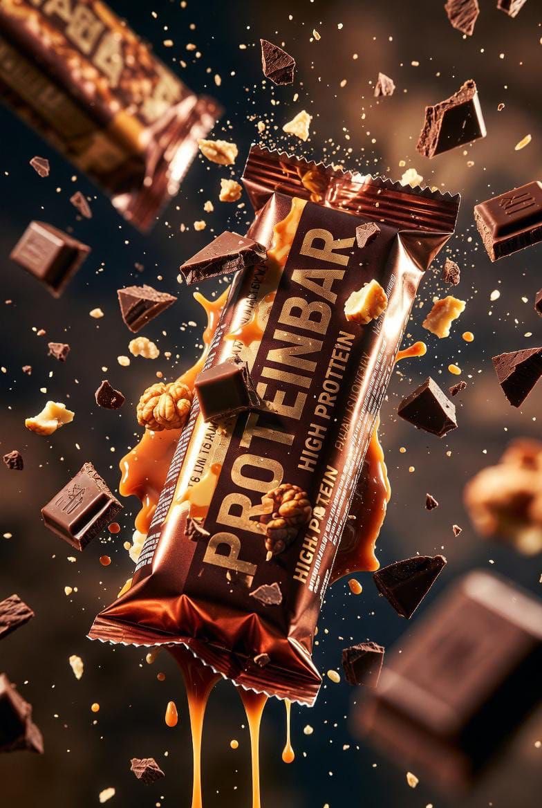Ultra-cinematic Protein Bar Product Photography 3