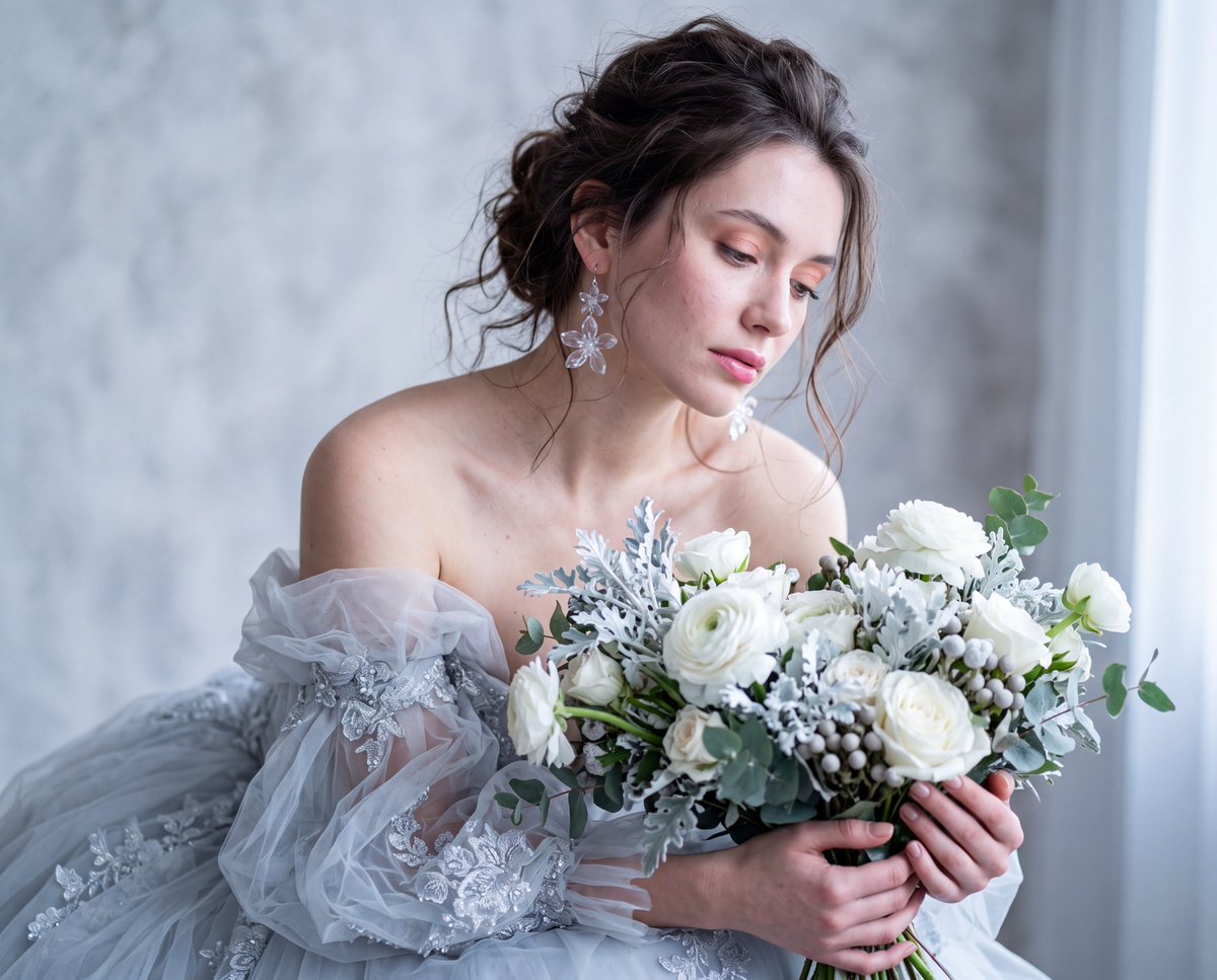 Identity-Preserving Tulle Dress Portrait 3
