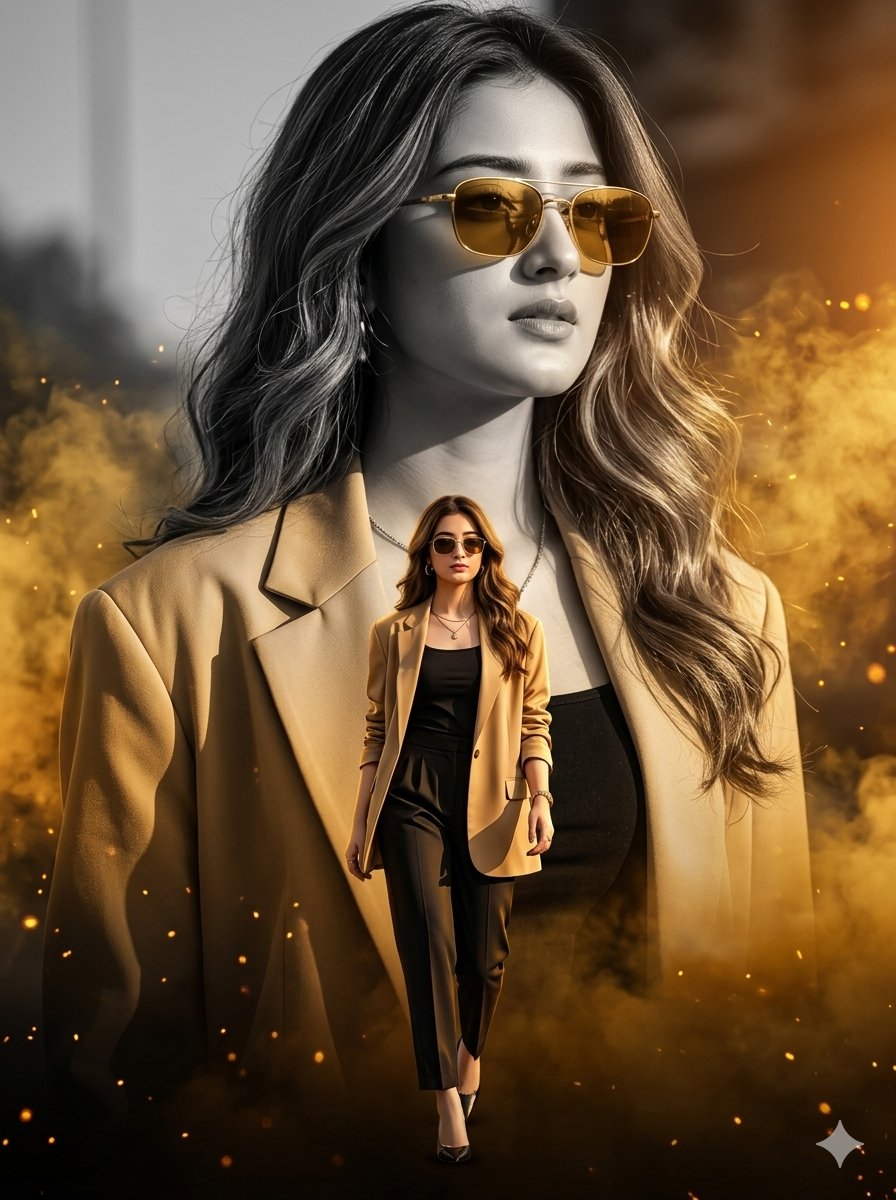 Cinematic Fashion Poster Luxury Editorial 1