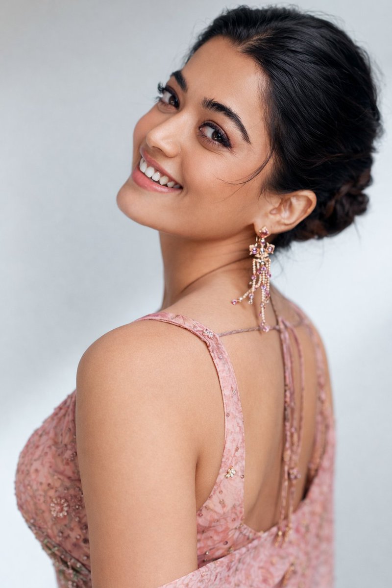 8K Studio Portrait of Rashmika Mandhana in Saree 3