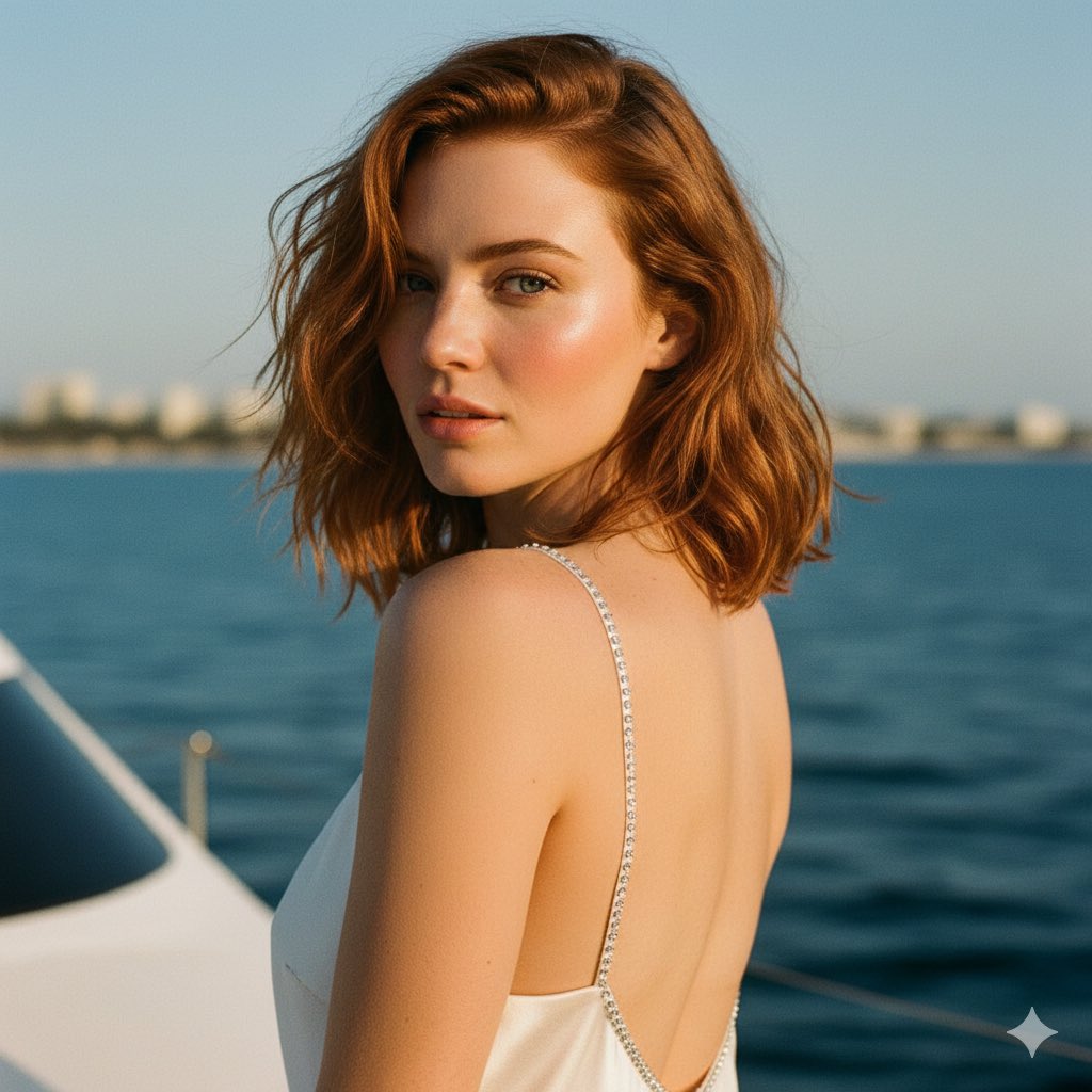 Candid Celebrity Portrait on a Boat at Golden Hour 2