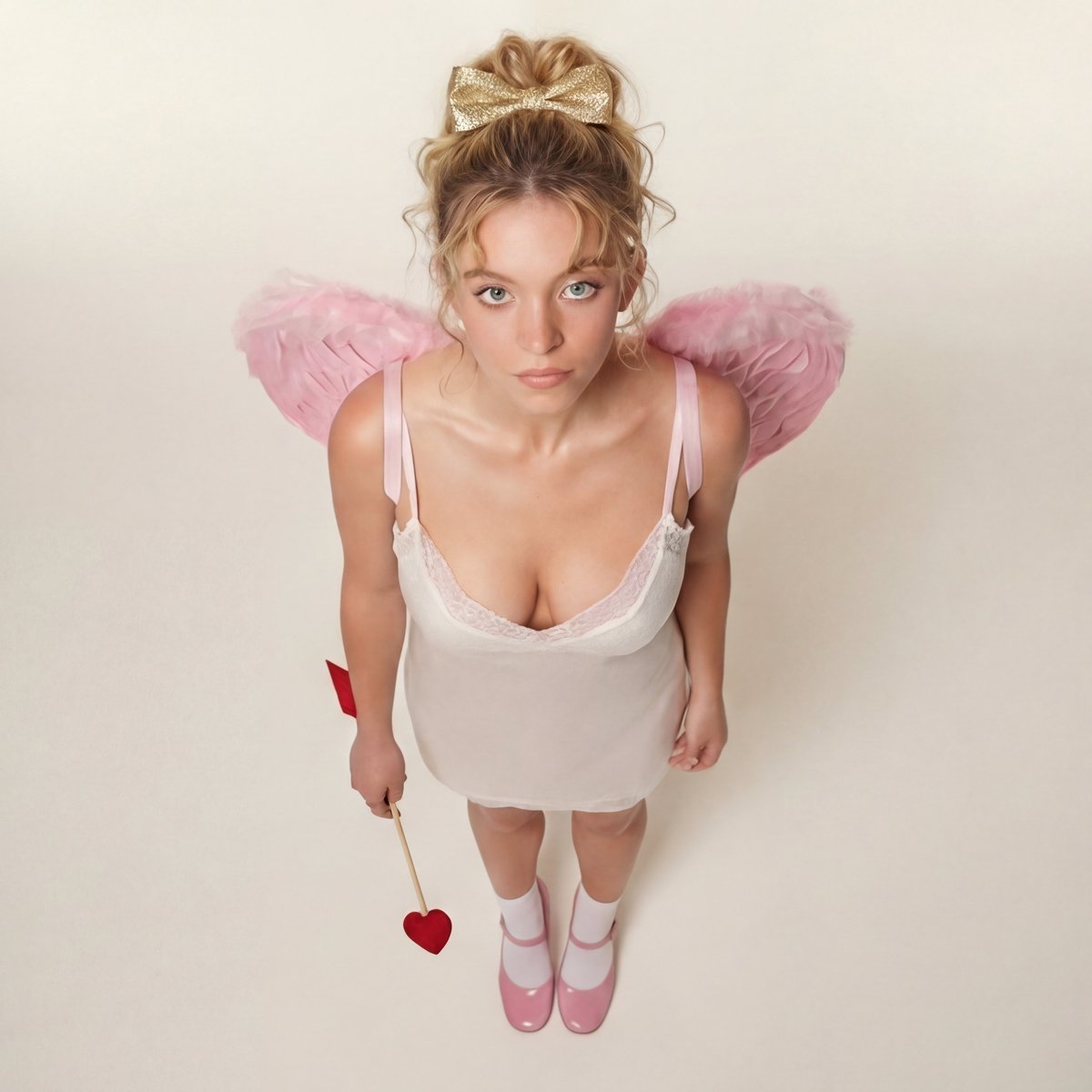 Modern Ethereal Cupid / Coquette Core Portrait 1