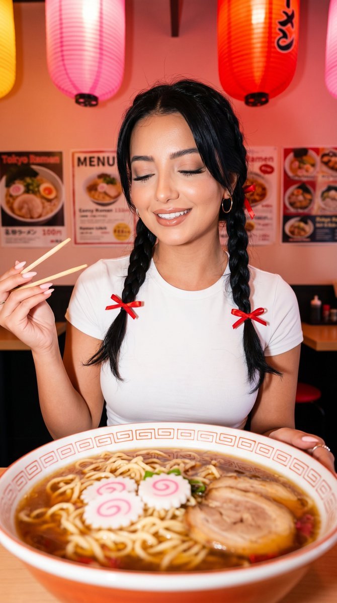 Tokyo Ramen Bar Candid Portrait 1