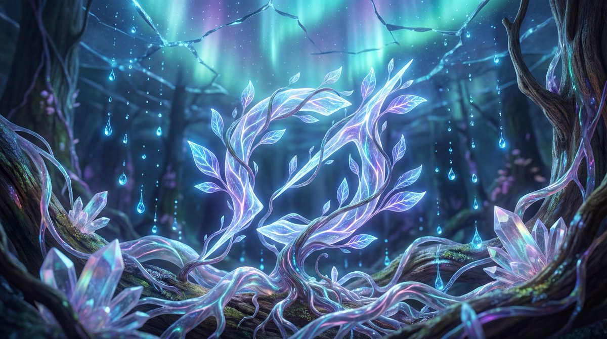 Surreal Bioluminescent Vine Fantasy 3