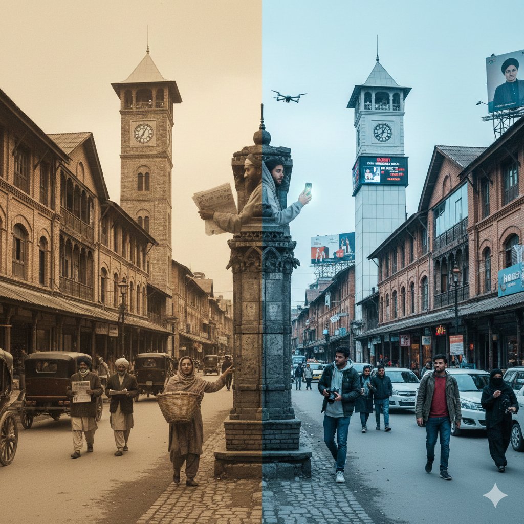 Split-Screen Time Travel Scene 1