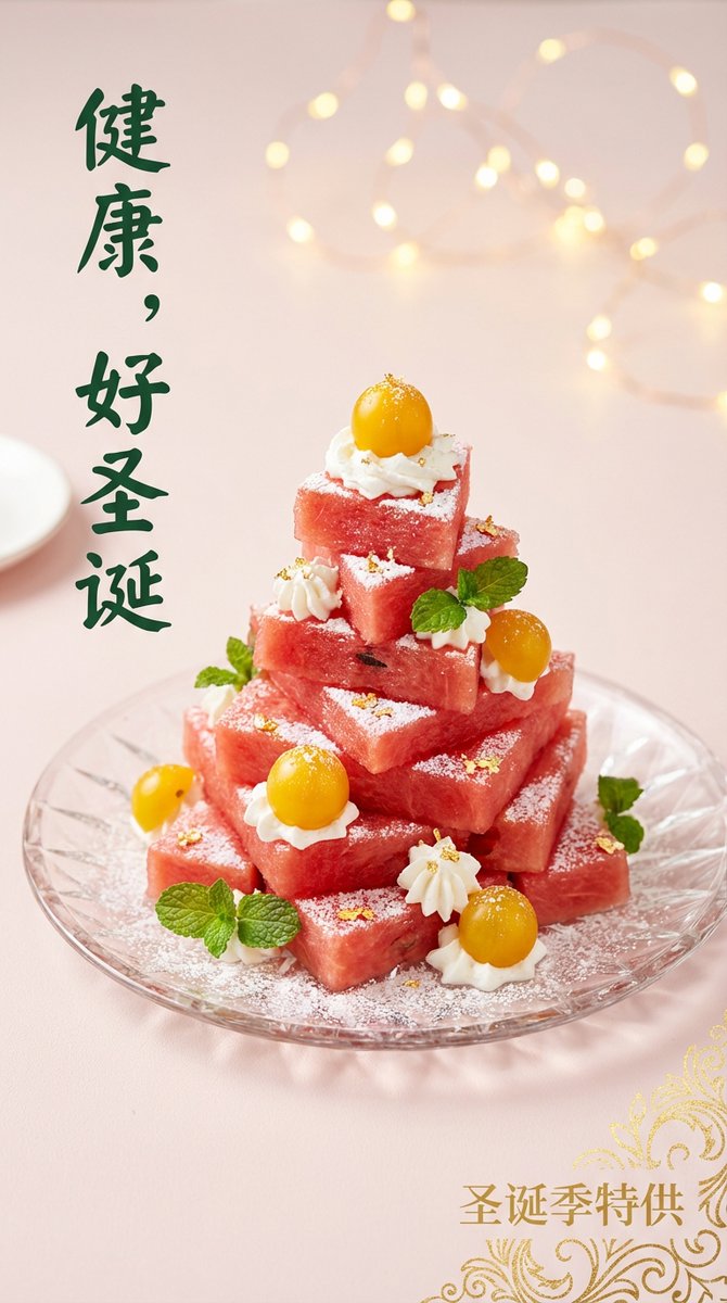 Universal Christmas Food Poster Prompt 3