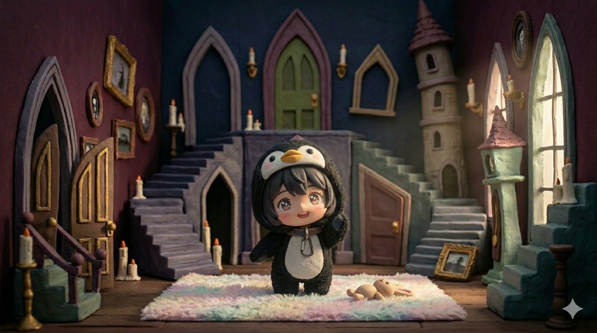 3D Tiny Anime Girl 'Gugu' Sequence 3
