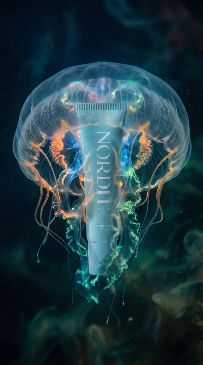 Underwater Luxury Skincare Product Ad 1