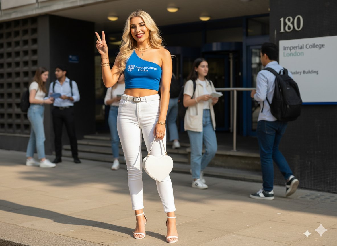 Daytime College Street Style Portrait Prompt 1