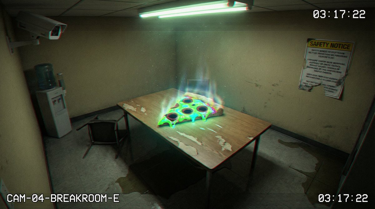 Forensic Surrealist Photography Prompt for Liminal Breakroom Incident 3