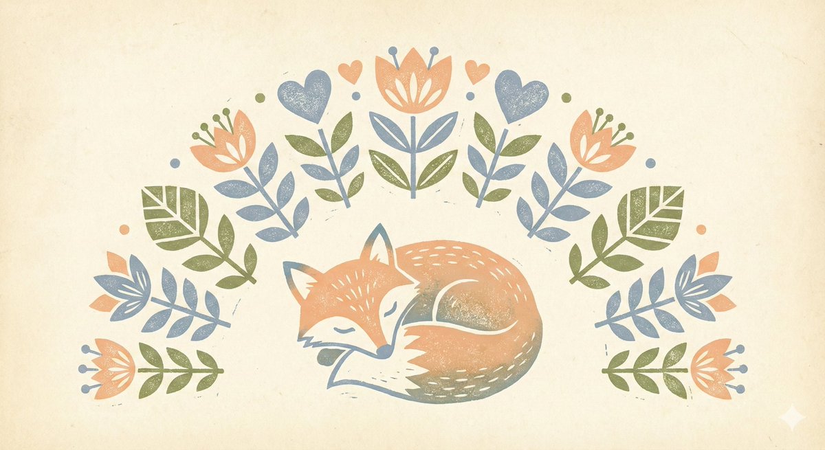 Scandinavian Folk-Art Depiction 4