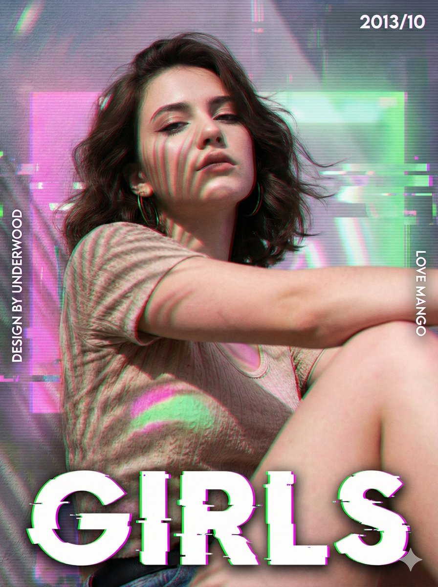 Cyberpunk Magazine Cover Portrait Prompt 1