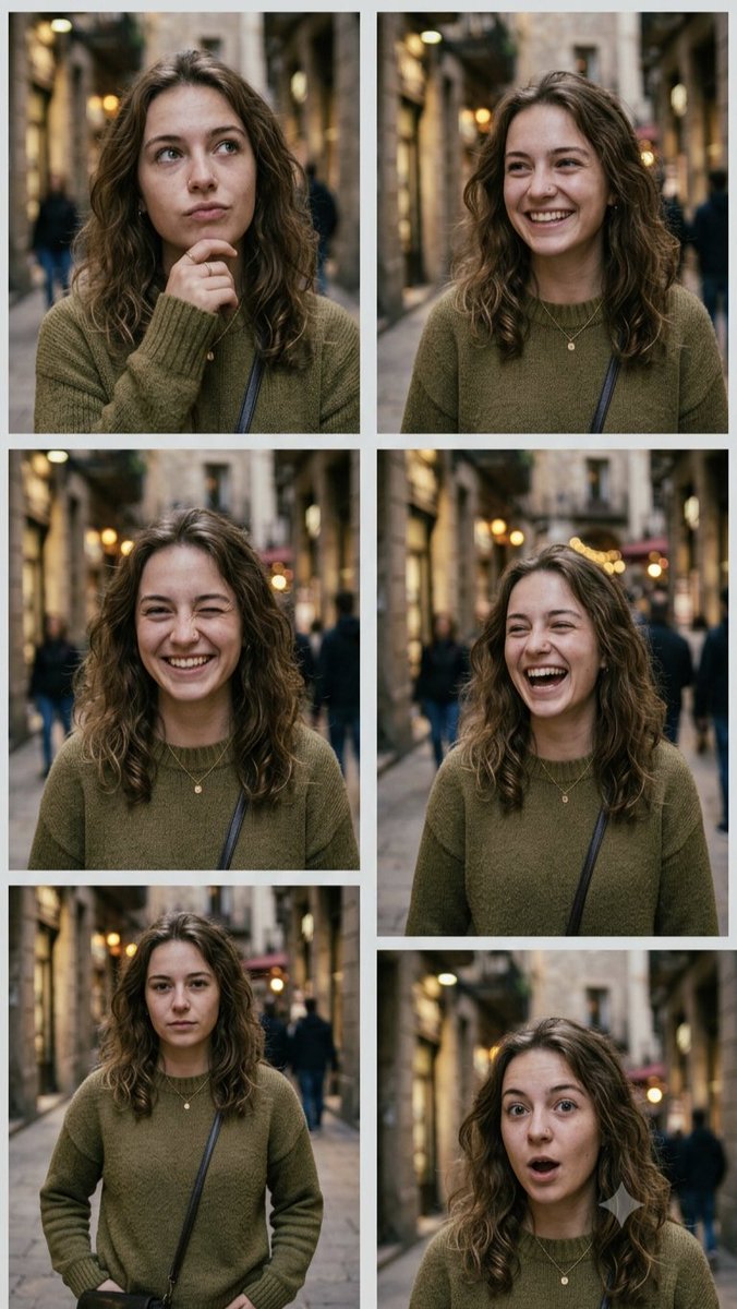 Multi-Expression Emotional Portrait Series 1