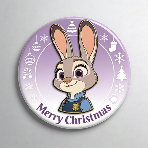 Zootopia Judy Enamel Fridge Magnet