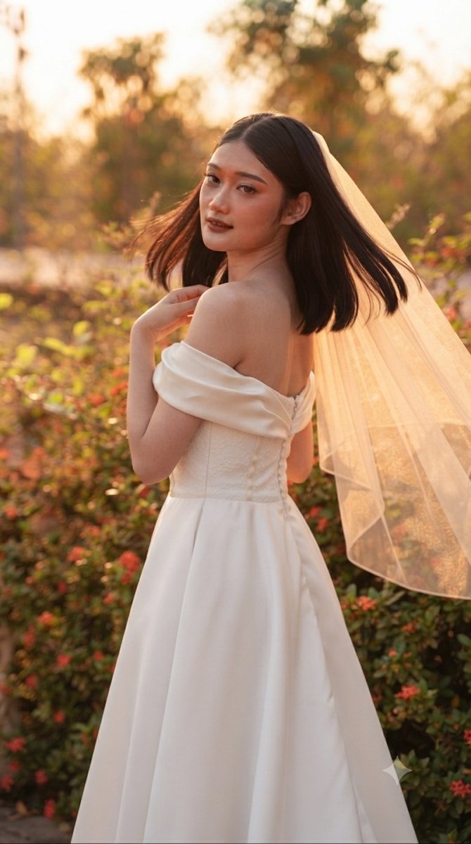 Ethereal Sunset Bride Portrait 4