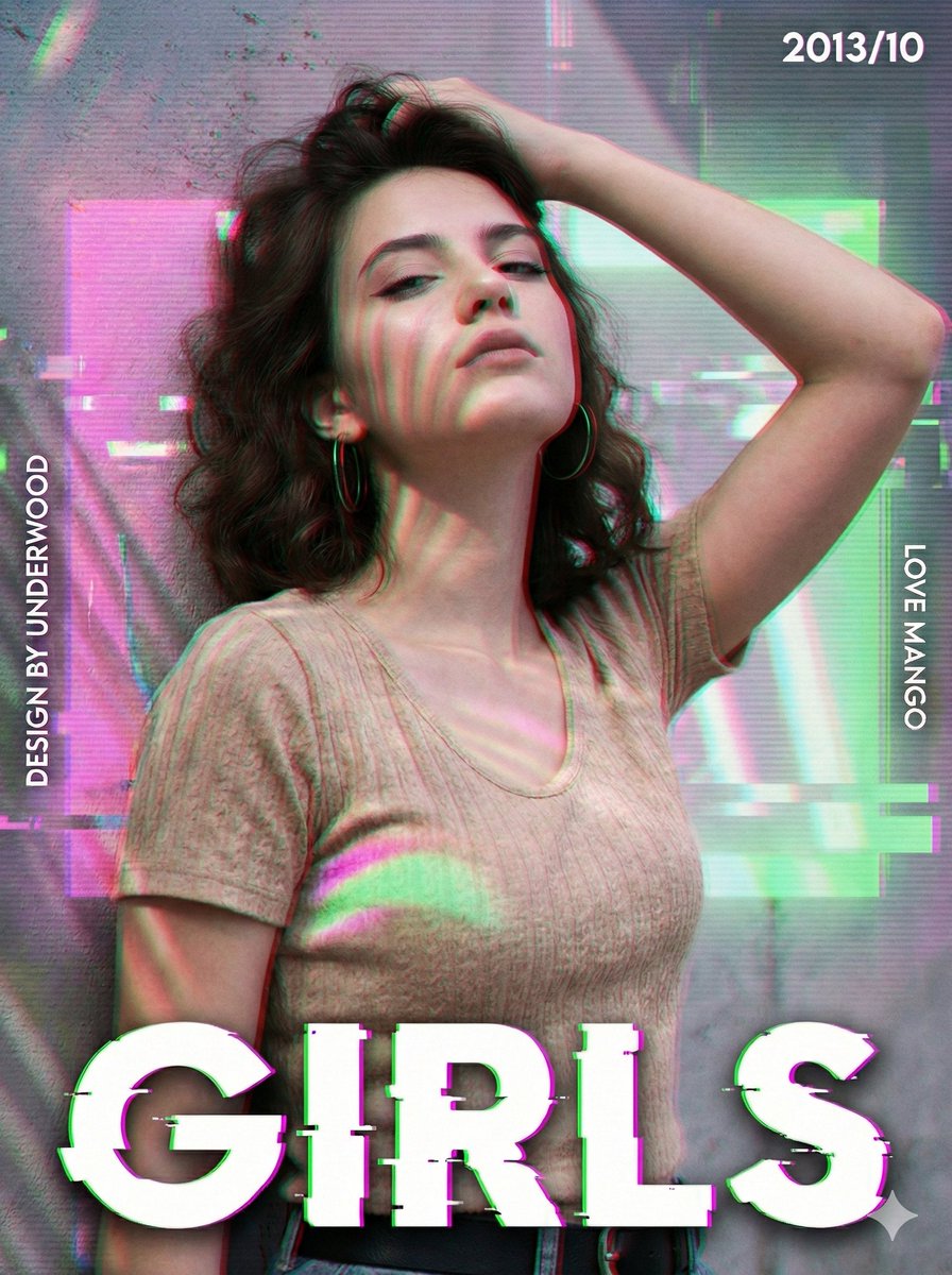 Cyberpunk Magazine Cover Portrait Prompt 2