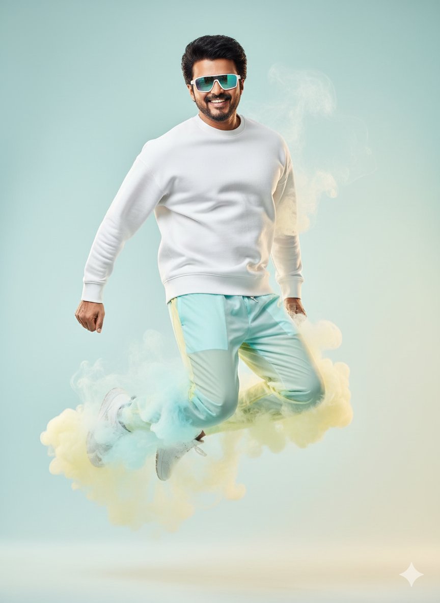 High-Fashion Sportswear Editorial Jump Shot 2
